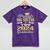 Proud Big Sister Of Two 2024 Graduate Class 2024 Graduation Premium Mineral Wash Tshirts Mineral Purple