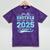 Proud Brother Of a 2025 Senior Graduate Graduation Mineral Wash Tshirts Mineral Purple
