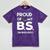 Proud Of My BS In Biology Graduation T-Shirt Mineral Wash Tshirts Mineral Purple
