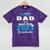 Proud Dad Of 2023 Class Master Graduate Family Graduation Mineral Wash Tshirts Mineral Purple