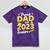 Proud Dad Of A 2023 Senior Graduation Mineral Wash Tshirts Mineral Purple
