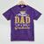 Proud DAD Of a 2026 Graduate Class Senior Graduation Mineral Wash Tshirts Mineral Purple