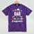Proud DAD Of A 4th Grade Graduate Graduation 2024 Senior 24 Mineral Wash Tshirts Mineral Purple