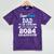 Proud DAD Of A 5th Grade Graduate 2024 Elementary Graduation Mineral Wash Tshirts Mineral Purple