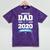 Proud Dad Of A Class Of 2020 Graduate TShirt Graduation Mineral Wash Tshirts Mineral Purple