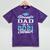 Proud Dad Of a Class Of 2021 Senior Graduate Graduation Mineral Wash Tshirts Mineral Purple