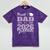Proud Dad Of a Class Of 2026 Graduate For Graduation Mineral Wash Tshirts Mineral Purple