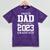 Proud Dad Graduation Senior 23 Grad Class Of 2023 Mineral Wash Tshirts Mineral Purple