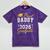 Proud Daddy Of a Class Of 2026 Graduate For Graduation Mineral Wash Tshirts Mineral Purple