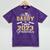 Proud Daddy Of Two 2023 Graduate Class 2023 Graduation Mineral Wash Tshirts Mineral Purple