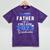 Proud Father Of 2023 College Graduate Family 23 Graduation Mineral Wash Tshirts Mineral Purple