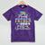 Proud Father Of PreK School Graduate 2024 Graduation Father Mineral Wash Tshirts Mineral Purple