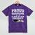 Proud Grandfather Graduation Grandpa Of Grad 2018 Shirt Mineral Wash Tshirts Mineral Purple