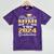 Proud Mimi Of Two 2024 Graduate Class 2024 Graduation Family Mineral Wash Tshirts Mineral Purple