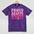 Proud Mom Of a 2025 Graduate Class Senior Graduation Mother Mineral Wash Tshirts Mineral Purple