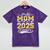 Proud Mom Of a 2025 Senior Graduate Graduation Mineral Wash Tshirts Mineral Purple