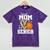 Proud Mom Of A 2026 Senior Basketball Graduation Leopard Mineral Wash Tshirts Mineral Purple