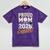 Proud Mom Of a 2026 Senior Volleyball Graduation Mineral Wash Tshirts Mineral Purple