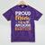 Proud Mom Of An Awesome Rad Tech Graduation Matching Family Mineral Wash Tshirts Mineral Purple