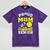 Proud Mom Of a Softball Senior Class Of 2025 Graduation Mineral Wash Tshirts Mineral Purple