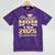 Proud Mom Of Two 2025 Graduates Graduation Family Mineral Wash Tshirts Mineral Purple
