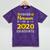 Proud Nanna Of 2020 Graduate Class Of 2020 Graduation Mineral Wash Tshirts Mineral Purple