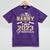 Proud Nanny Of Two 2023 Graduate Class 2023 Graduation Mineral Wash Tshirts Mineral Purple