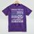 Proud Police Academy Survivor Graduation Mineral Wash Tshirts Mineral Purple