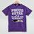 Proud Sister Of A Grad Class Of 2018 Graduation Apparel Mineral Wash Tshirts Mineral Purple