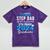 Proud Step Dad Of 5th Grade Graduate 2024 Family Graduation Mineral Wash Tshirts Mineral Purple