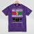 Queen MSW Social Work Grads Masters Graduation Mineral Wash Tshirts Mineral Purple