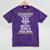 Queen MSW Social Work Masters Graduation Mineral Wash Tshirts Mineral Purple
