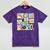 Retro 80s Nostalgia 1980s Throwback Party Costume Mineral Wash Tshirts Mineral Purple