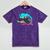 Retro 80s Shark Whale Diving Nostalgia Shark Party Mineral Wash Tshirts Mineral Purple