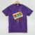 Retro Cassette Tape & Pencil Rewind Nostalgia Party 80s 90s Mineral Wash Tshirts Mineral Purple