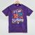 Retro It's My 18th Birthday Boho Nostalgia Women Kids Mineral Wash Tshirts Mineral Purple