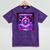Retro Nostalgia Vaporwave- Error 404 Mineral Wash Tshirts Mineral Purple