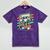 Retro Old Cassette Tape Cartoon With Walker Nostalgia Premium Tri-Blend Mineral Wash Tshirts Mineral Purple