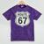Retro Route 67 Highway Sign Vintage Road Nostalgia Mineral Wash Tshirts Mineral Purple Retro Route 67 Highway Sign Vintage Road Nostalgia Mineral Wash Tshirts Mineral Purple