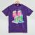 Retro Soft Drinks 80s 90s Nostalgia Cute Anime Aesthetic Tee Mineral Wash Tshirts Mineral Purple