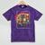 Retro Tech Stack 80s 90s Nostalgia Analog TV Cameras Mineral Wash Tshirts Mineral Purple