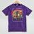Retro Tech Stack 80s 90s Nostalgia Analog TV Cameras Mineral Wash Tshirts Mineral Purple