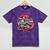 Retro Graphic Print With a Touch Of Nostalgia Mineral Wash Tshirts Mineral Purple
