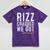 Rizz Crashed We Out 5th Grade Graduation Fifth Graders Mineral Wash Tshirts Mineral Purple
