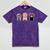 Rock Paper Scissors Hand Game Cute Paw Cat Introvert Mineral Wash Tshirts Mineral Purple