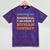 Running On Baseball Social Introvert Humor Vintage Mineral Wash Tshirts Mineral Purple