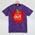 School Is Out Forever Graduation Humor Mineral Wash Tshirts Mineral Purple