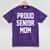 SEN19R Mom Shirt Senior Grad 2019 Graduation Party T-Shirt Mineral Wash Tshirts Mineral Purple