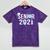 Senior 2021 Grad Shirt 2021 Graduation Mineral Wash Tshirts Mineral Purple