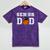 Senior 2026 Dad Basketball Graduation Mineral Wash Tshirts Mineral Purple